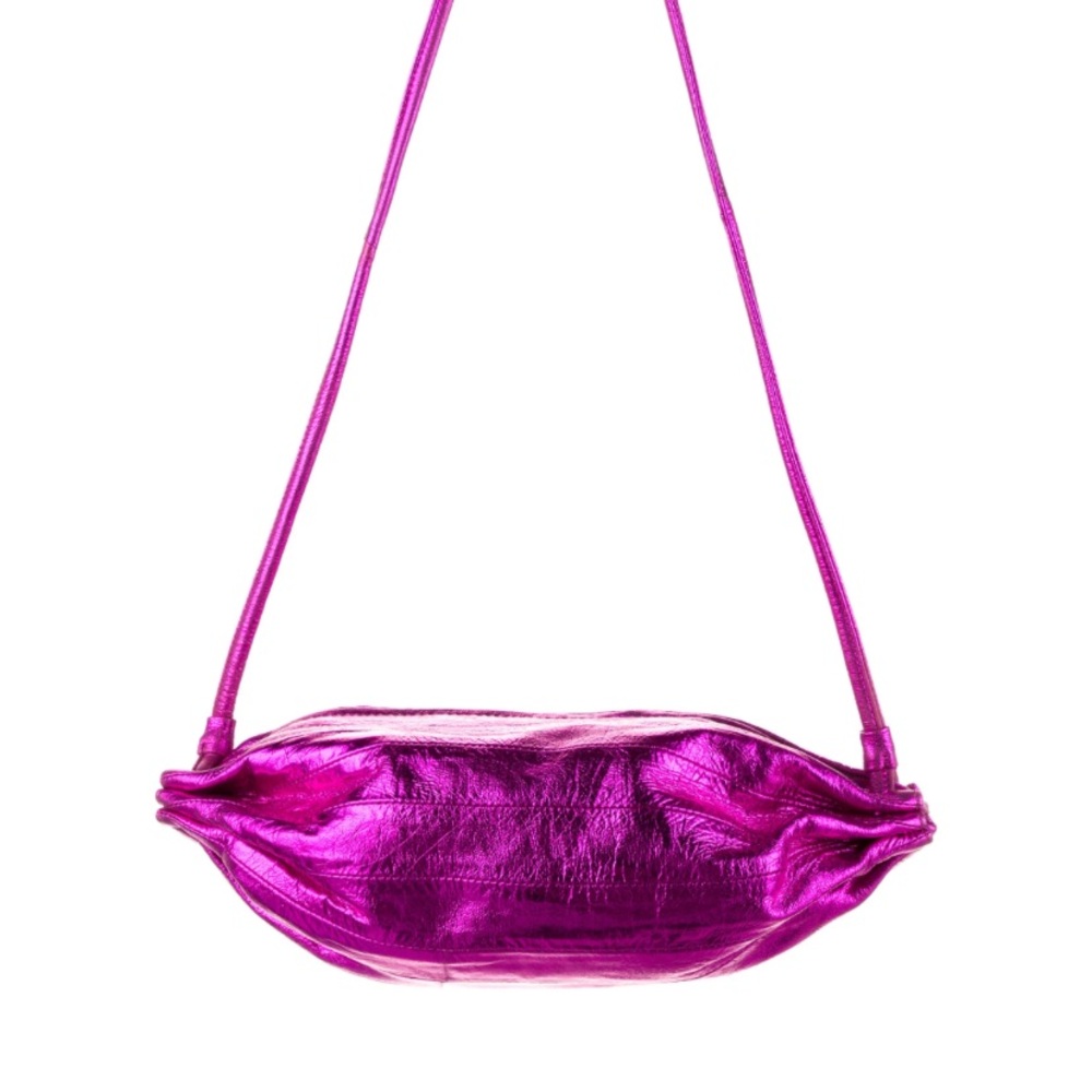 Marimekko Karla Shoulder Bag — Metallic Pink